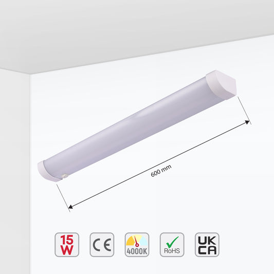 LED Mirror Bathroom Sanity Room Light 60cm 15W 4000K White
