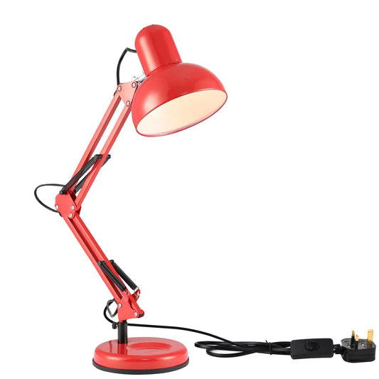 Atlas Architect Swing Arm Desk Lamp with C-Clamp E27