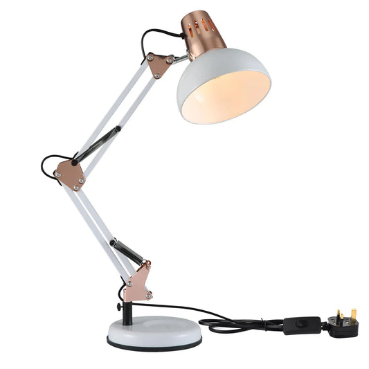 Atlas Architect Swing Arm Desk Lamp with C-Clamp E27