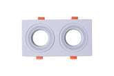 LOW UGR FIXED ROTATE ALUMINIUM DOWNLIGHT IP20 GU5.3 WHITE ROUND (TEKLED)