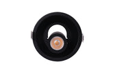 LED DOWNLIGHT ADJUSTABLE GIMBAL 7W 4000K BLACK (TEKLED)