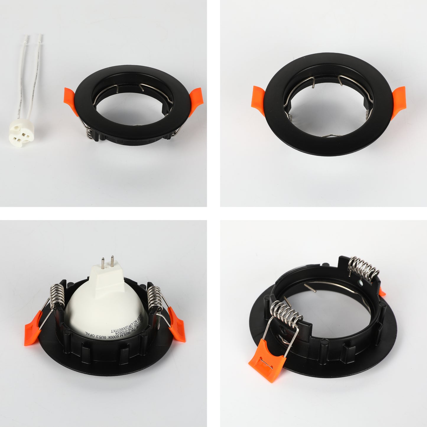 FIXED ALUMINIUM DOWNLIGHT GU5.3 WHITE IP20 (TEKLED)