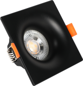 LOW UGR FIXED ALUMINIUM DOWNLIGHT GU5.3 BL SQUARE IP20 (TEKLED)