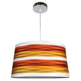 Pendant P0024 SATIN FABRIC RED E27100W(A-A)