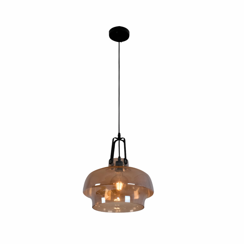 Vintage Industrial Japanese Gaslight Minimalist Glass Pendant Light