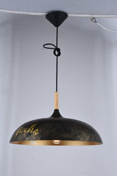 Pendant MD50660 E27 D450 BLACK+GOLD (TEKAV)