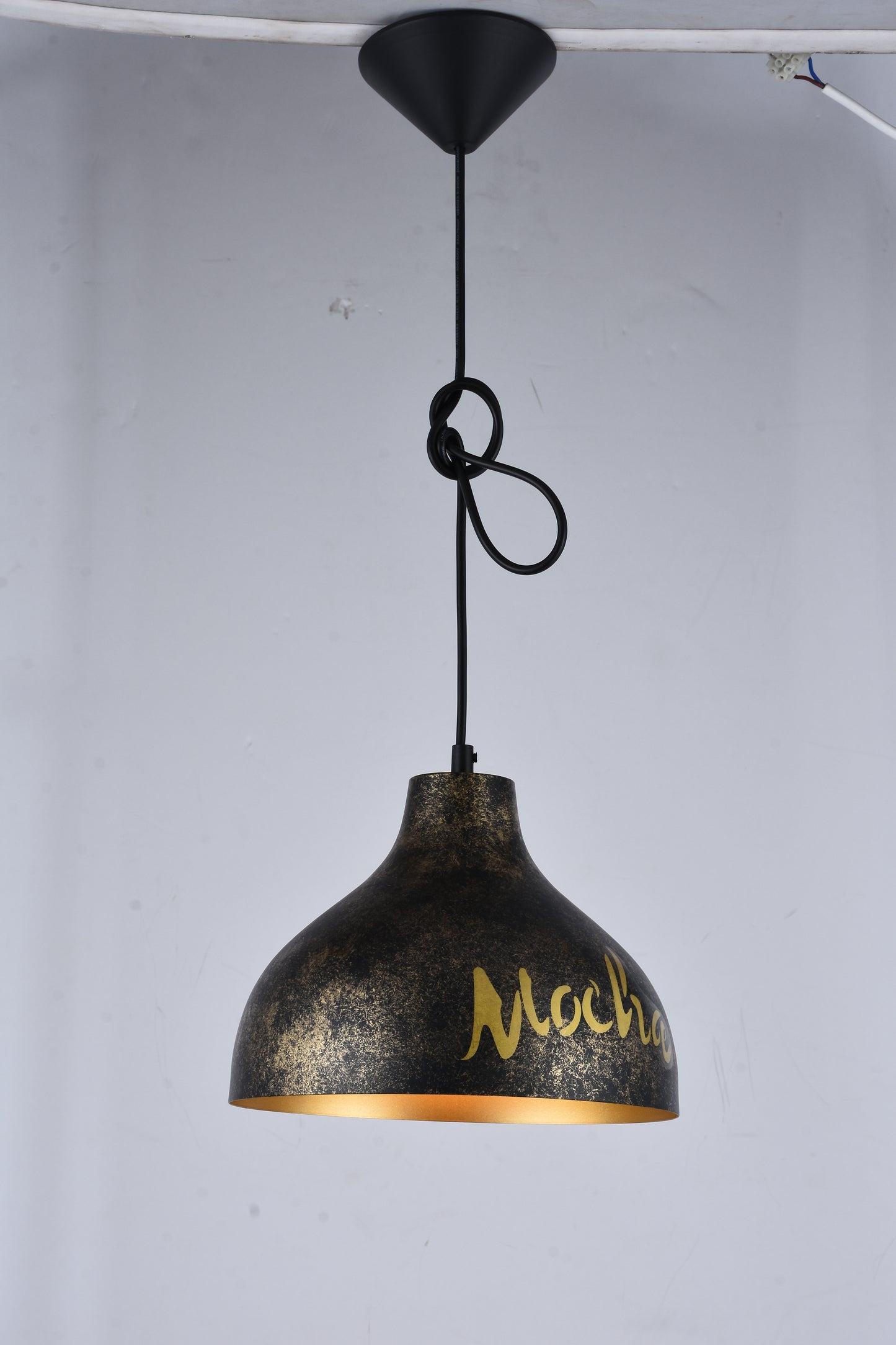 Pendant MD42976-1B E27 D250 BLACK+GOLD (TEKLED)