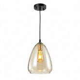Pendant 8678-1AM AMBER GLASS E27 (TEKAVIZE)