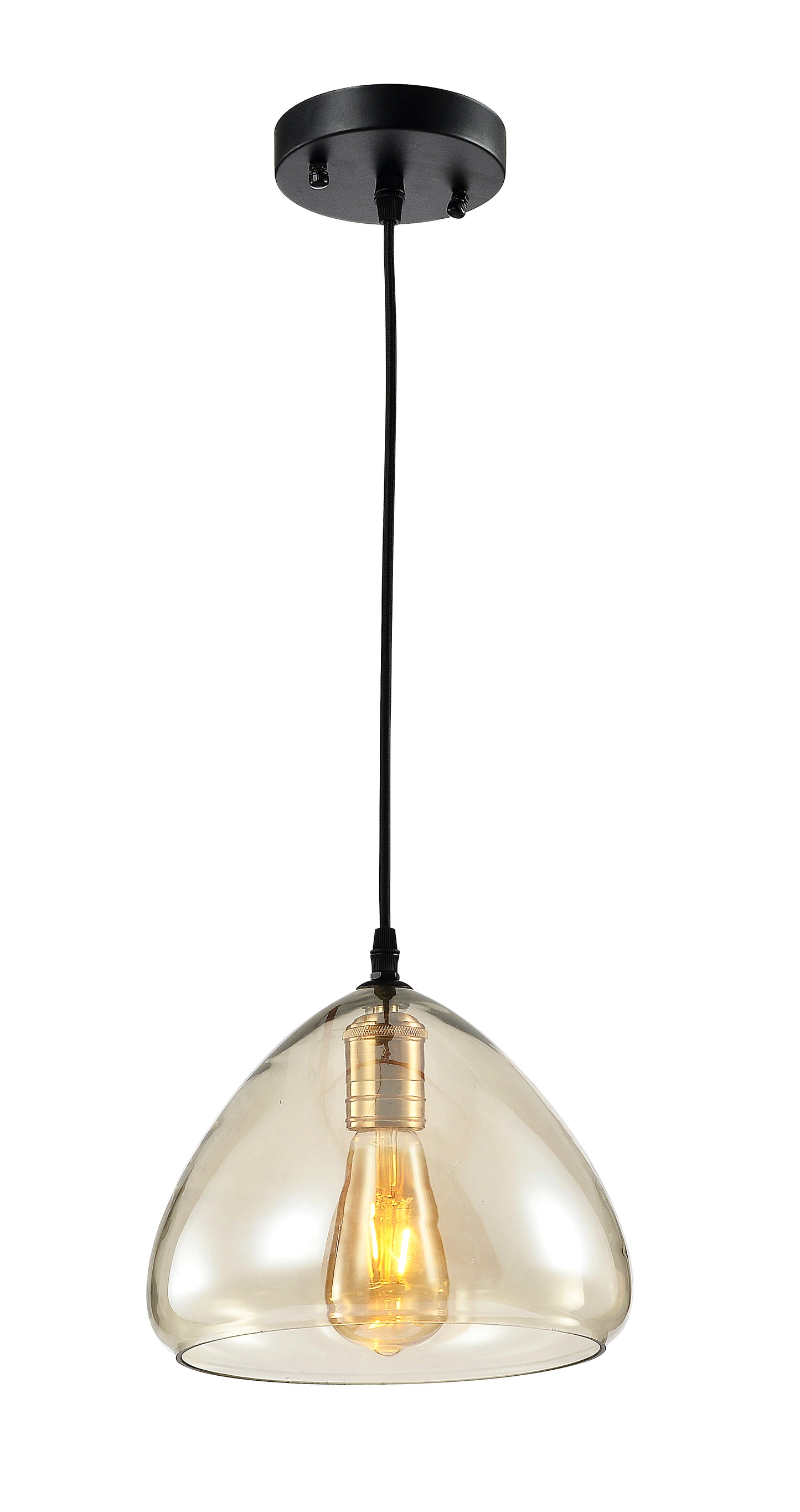 Pendant 8679-1 AMBER GLASS E27 (TEKAVIZE)