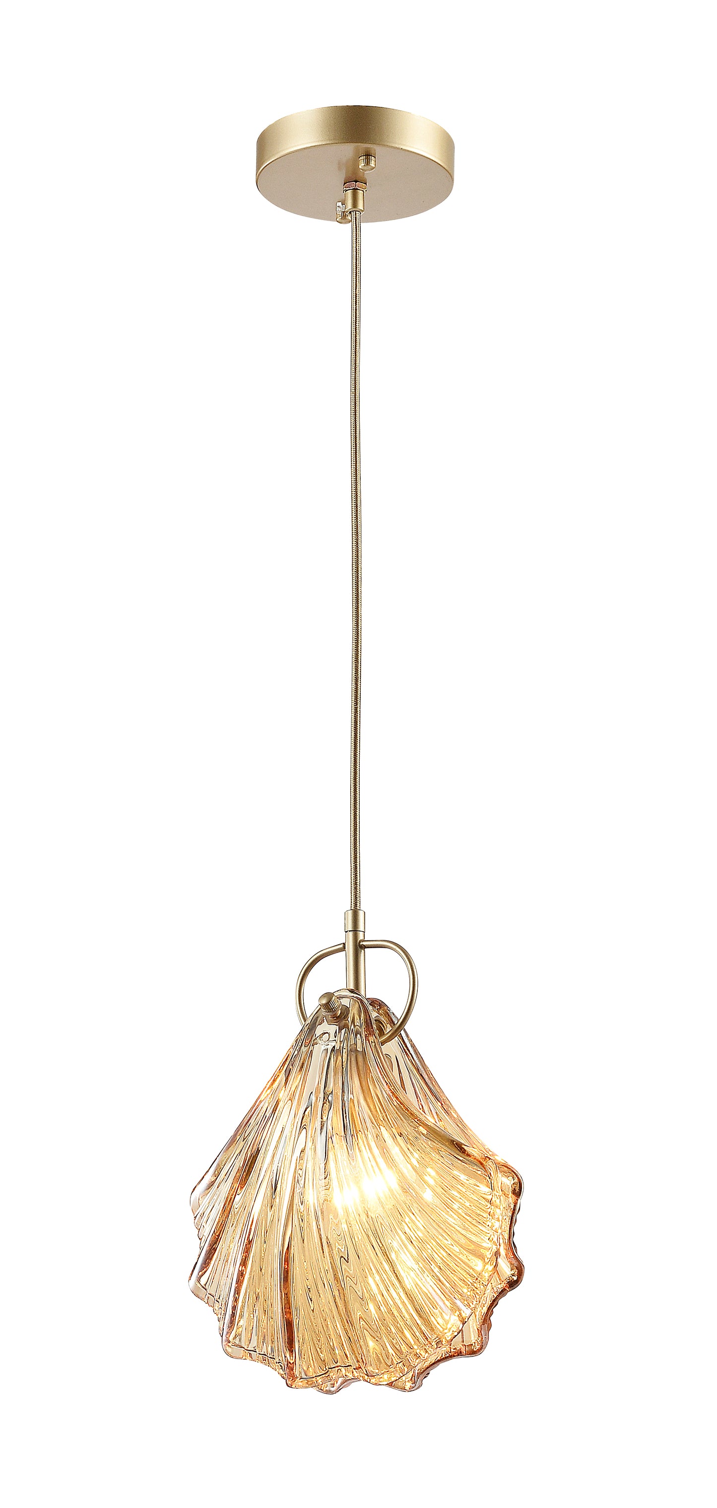 Pendant SY65461-1 GOLD+AMBER 40W E27(TEKAV)