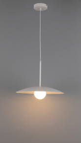 PENDANT LAMP WHITE H1001 D400 G9X1 (TEKLED)