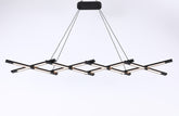 LED PENDANT LAMP BLACK W016 32W 3000K (TEKLED)