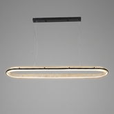 LED PENDANT LAMP BLACK+GOLD H081B L1200XW260 32W 3000K (TEKLED)