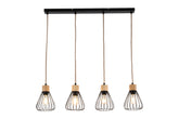PENDANT LAMP AB1293-4IL E27X4 (TEKLED)
