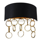 Wall Lamp MB60365-2 E14 BLACK GOLD (TEKAVIZE)