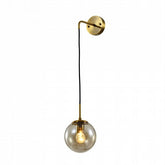 Wall Lamp SY8720-1W GAB + AMBER GLASS E27(TEKAVIZE)