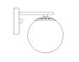 Wall Lamp 52047 1xE27 CHROME (TEKAVIZE)