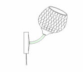 Wall Lamp 32420 1xE27 CHROME+BLACK (TEKAVIZE)