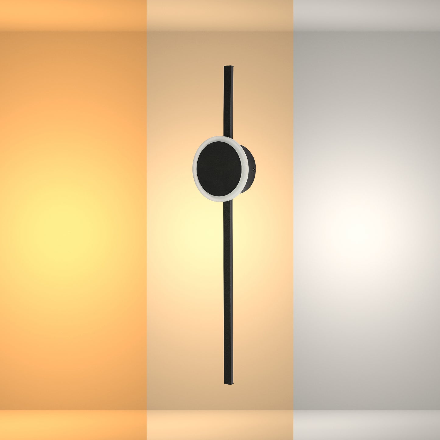 WALL LAMP GALACTIC ROD INTERSECT AMBIENT LED WALL LIGHT BLACK 3COLOR (TEKLED)