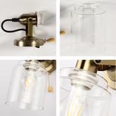 Wall Lamp Antique Wall Lampss Wall Light Clear Glass E27 Max60W (TEKLED)