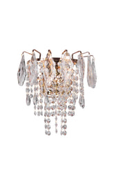 CRYSTAL GOLD WALL LIGHT W8993 E14X2 (TEKLED)