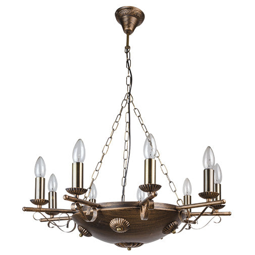 Chandelier 2145 AB E14 40W (ASYA-AVIZE)