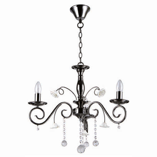 Chandelier MD96409 BLACK CHROME E14 60W(AS-AV)