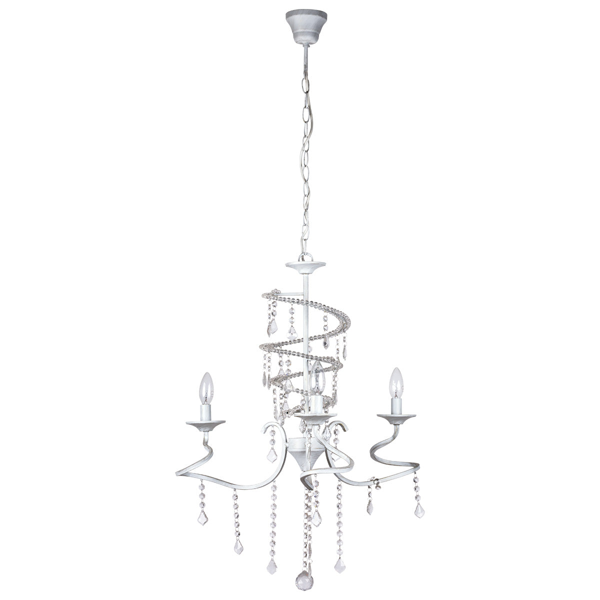 Chandelier A-655-3 3XE14 60W IVORY (ASYA AVIZE)