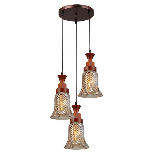 Chandelier 7765-3P E27 40W COFFE (ASYA AVIZE)