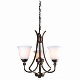 ChandelierH2215/3 E27 60W COFFEE BRUSH/GD (AS-AV)
