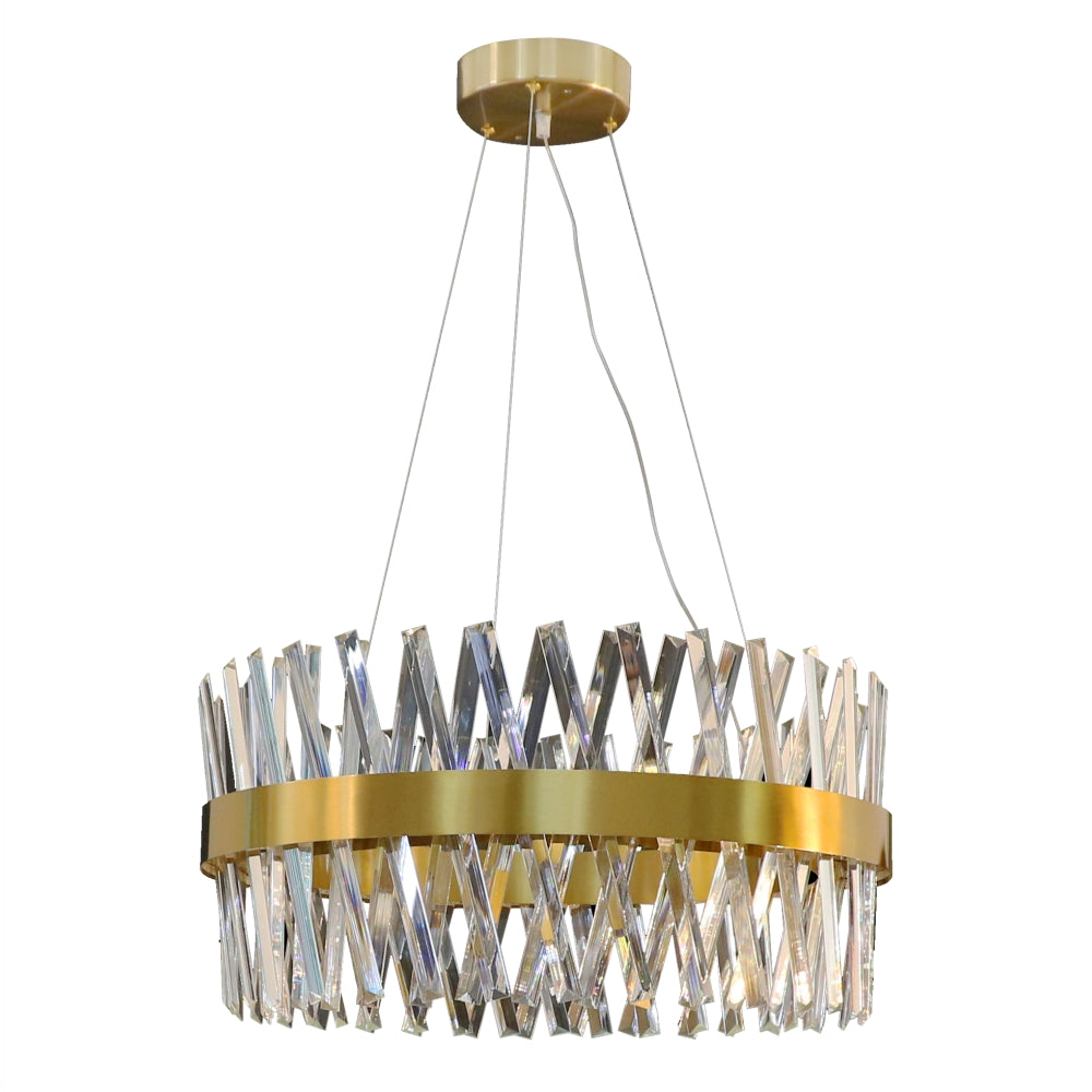 Chandelier LED 8002 80W GOLD 4000K (TEKAVIZE)