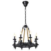 Chandelier 8809-D8 8xE14 40W BLACK NEW (ASYA-AVIZE)