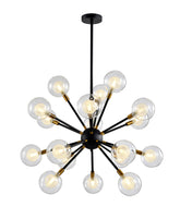 Chandelier 8512-18A 18*G9 BLACK (TEKAVIZE)