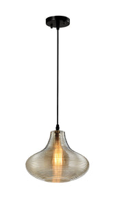 Chandelier 8444-1C E27 AMBER GLASS (TEKAVIZE)