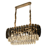 Chandelier SY6006-L900 10xE14 cmOKY+GOLD (TEKAVIZE)