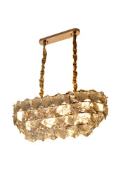 Chandelier SY6010-L900 12xE14 S-GOLD (TEKAVIZE)