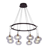 Chandelier LED 7010-8 8x8W 3500K COFFEE (TEKAVIZE)