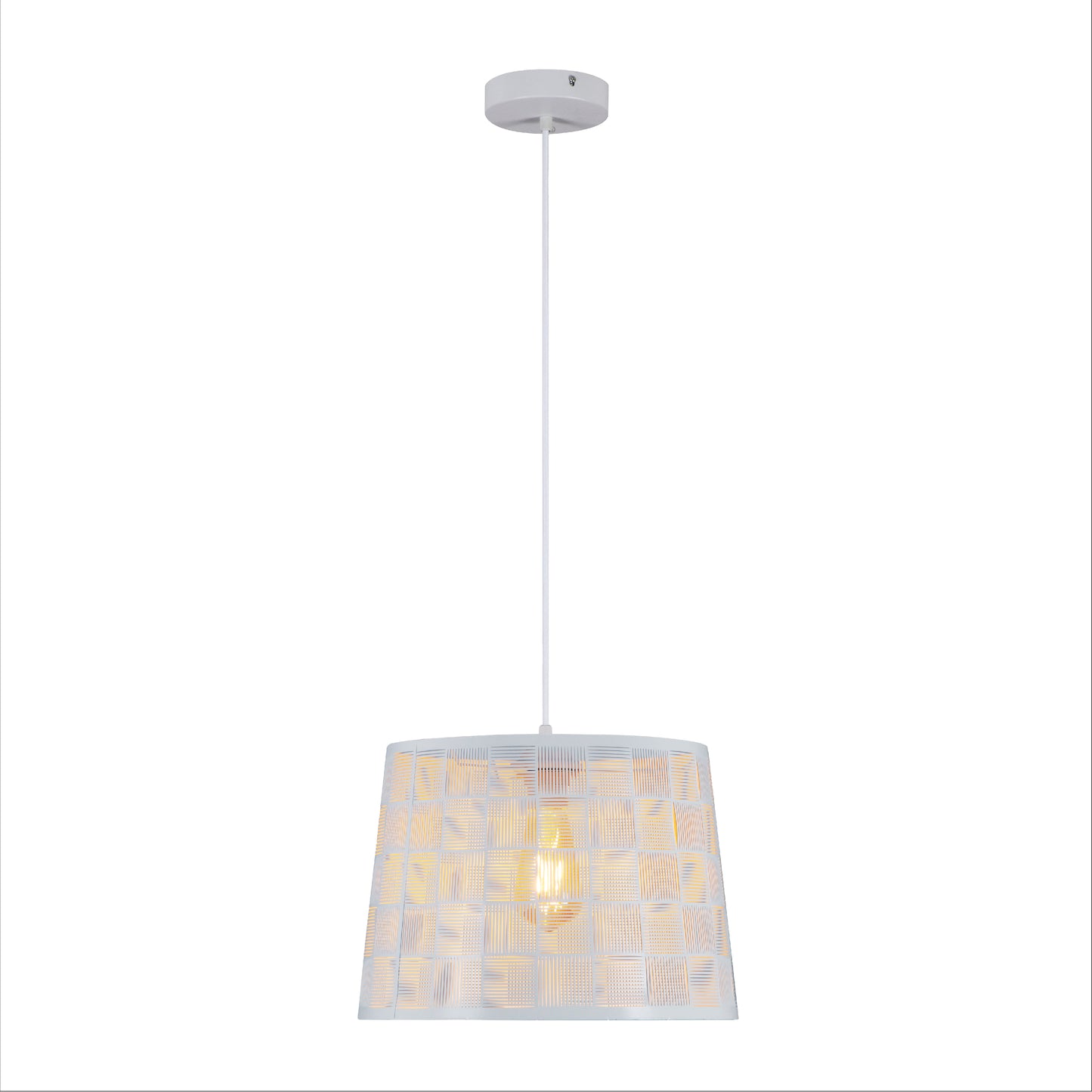 Light Effects Classic Shade Metal Frustum Pendant Ceiling Light E27