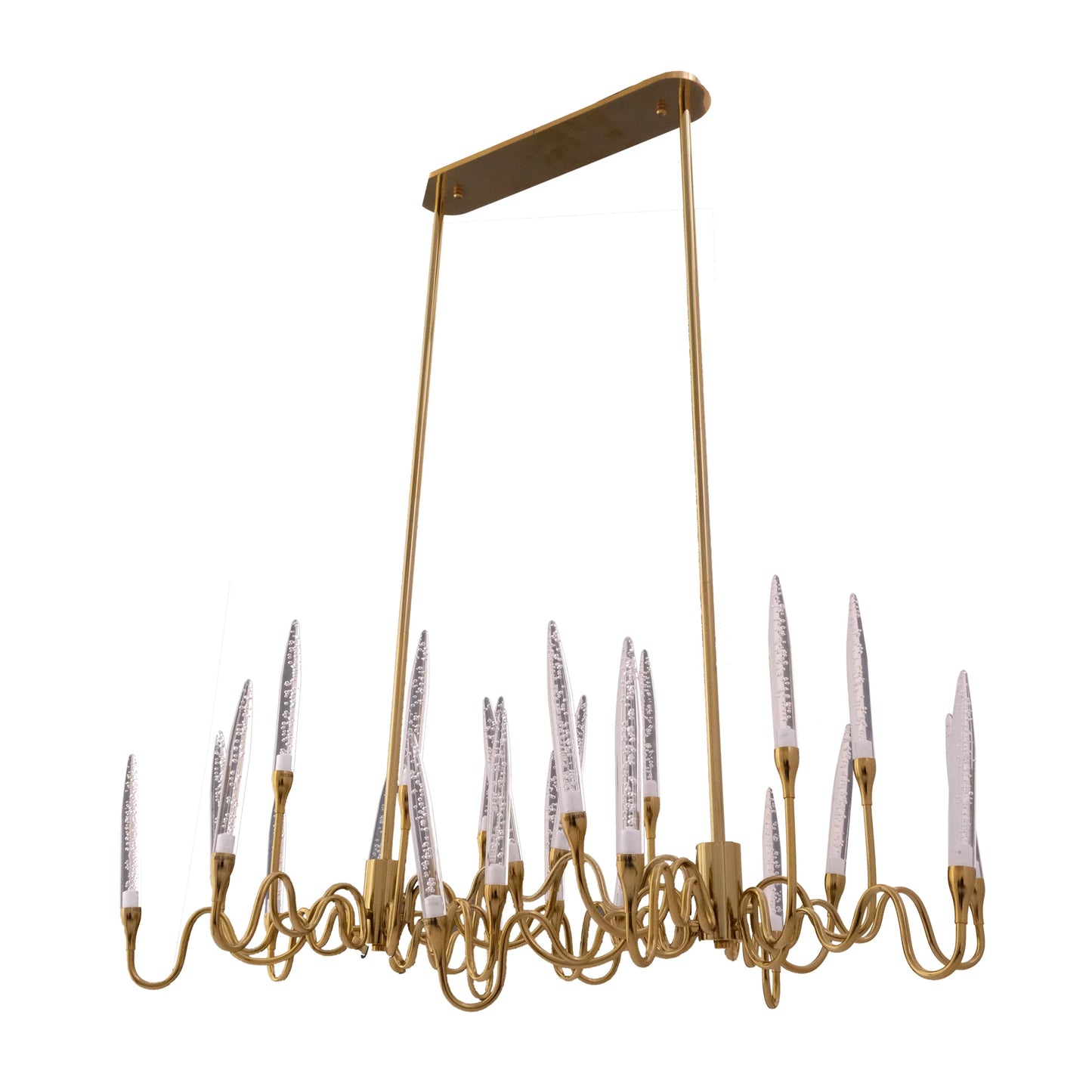 Candle French Mediterranean Tiered Gold Finishing Kitchen Island Chandelier Ceiling Light G4