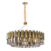 Chandelier 8654D 12xE14 GOLD D800xH430 (TEKAV)