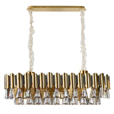 Chandelier 8654D 12xE14 GOLD L1000xW350xH430 (TEKAVIZE)