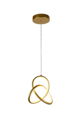 LED PENDANT LIGHT D185XH1500 GOLD 17W CCT CHANGEBLE(TEKLED)