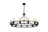 MODERN FARMHOUSE TRANSITIONAL CHANDELIER LIGHT E27X12 (TEKLED)