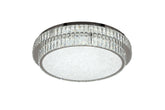 CRYSTAL CHROME CEILING LIGHT XD995 D800MM 3 COLOUR (TEKLED)