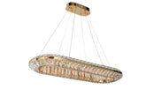 CRYSTAL GOLD CEILING CHANDELIER LIGHT CB242 L800XW300MM 3 COLOUR (TEKLED)