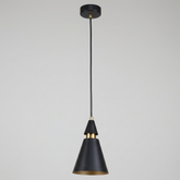 PENDANT LAMP 85625/1P BLACK+BRASS+GOLD E14X1 (TEKLED)