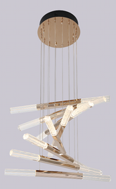 PENDANT LAMP MD6915-X16L GOLD 56W 3CCT (TEKLED)
