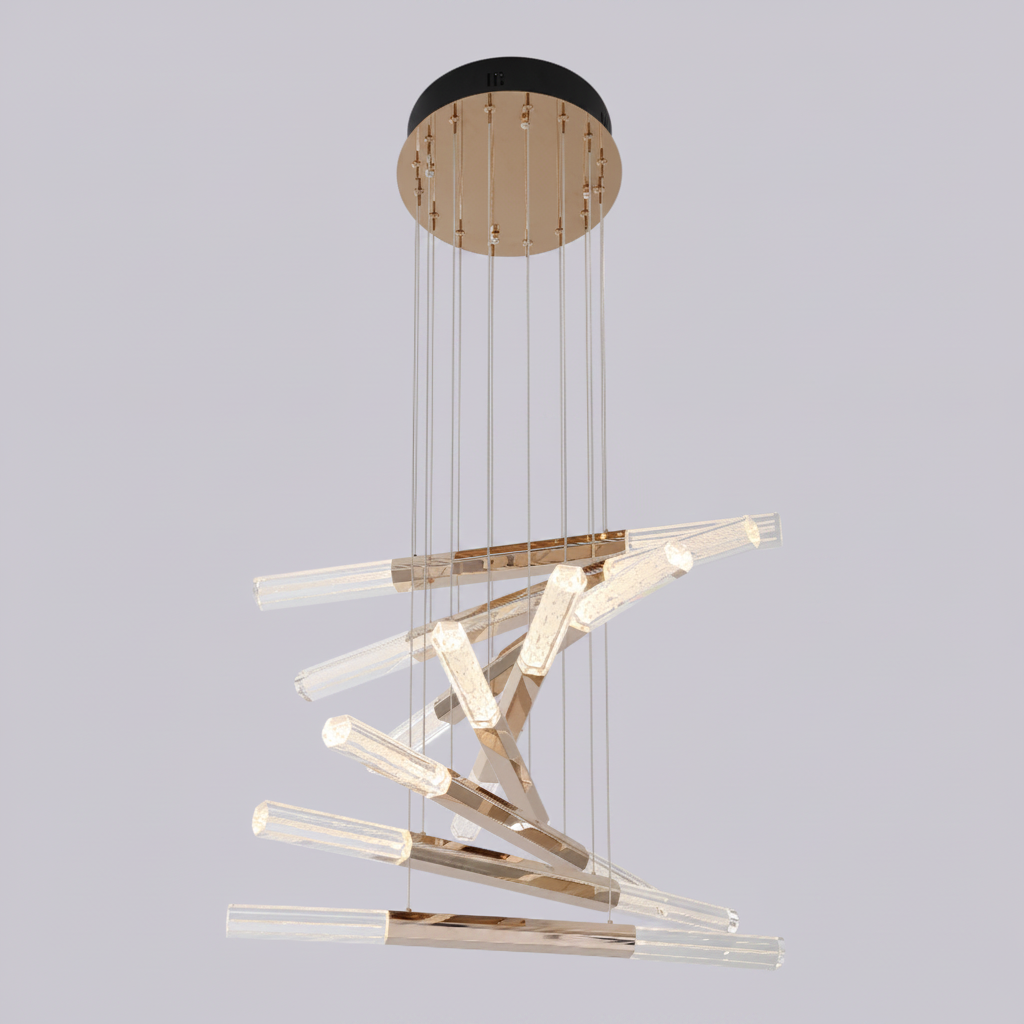 PENDANT LAMP MD6915-X16L GOLD 56W 3CCT (TEKLED)