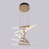 PENDANT LAMP MD6915-X16L GOLD 56W 3CCT (TEKLED)