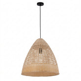 CHANDELIER HX2717 1XE27 BAMBOO LAMPSHADE (TEKLED)